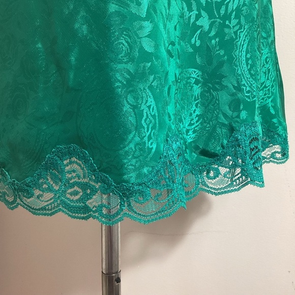 Victorias Secret Vtg Gold Label Nighty Chemise S Vintage 80s 90s Lingerie Slip - Picture 11 of 15